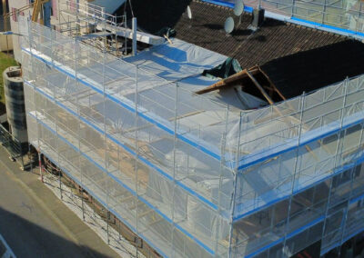 Echafaudage batiment complet
